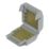 Wago 207-1431 3-Entry IPX8 Gelbox for Splicing Connectors Grey 4 Pack