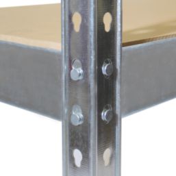 RB Boss Fastlok UDL/GALV 4-Tier Metal Garage Shelving Unit 750mm x 450mm x 1800mm