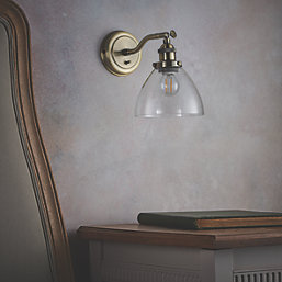Quay Design Karlson Adjustable Wall Light Antique Brass