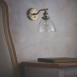 Quay Design Karlson Adjustable Wall Light Antique Brass