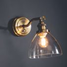 Quay Design Karlson Adjustable Wall Light Antique Brass