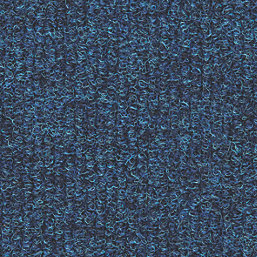 Distinctive Flooring  Sapphire  Ribbed Carpet Tiles 500 x 500mm 16 Pack