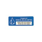Asset Protect  Asset Tags Blue 19mm x 51mm 100 Pack