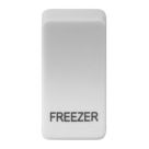 Knightsbridge 'FREEZER' Switch Cover White