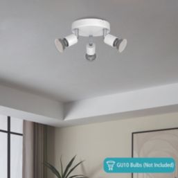 Eglo Stecci-E Round 3-Light Spotlight White