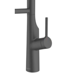 Clearwater Alasia Pull-Off Twin Spray Head Tap Matt Black