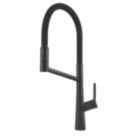 Clearwater Alasia Pull-Off Twin Spray Head Tap Matt Black