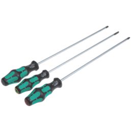 Wera Kraftform Plus Mixed Long Reach Screwdriver Set 3 Pieces