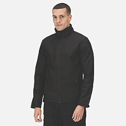 Regatta Octagon II Waterproof Softshell Jacket Black Large Size 41 1/2" Chest