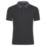 Regatta Contrast Coolweave Polo Shirt Black / Seal Grey Large 46" Chest