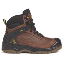 Apache Ranger Size 9  Brown Waterproof Steel Toe Cap Safety Boots