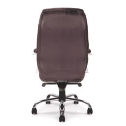 Nautilus Designs Sandown High Back Executive Chair Brown