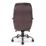 Nautilus Designs Sandown High Back Executive Chair Brown