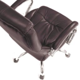 Nautilus Designs Sandown High Back Executive Chair Brown
