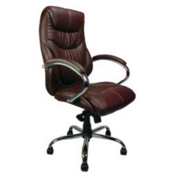 Nautilus Designs Sandown High Back Executive Chair Brown