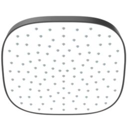 Mira Crisp Tilt Overhead Shower Head Matt Black 250mm