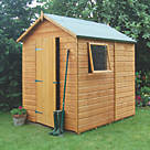 Rowlinson Premier 5' x 6' 6" (Nominal) Apex Shiplap T&G Timber Shed
