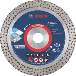 Bosch Expert Masonry Diamond Cutting Disc 76mm x 10mm Screwfix