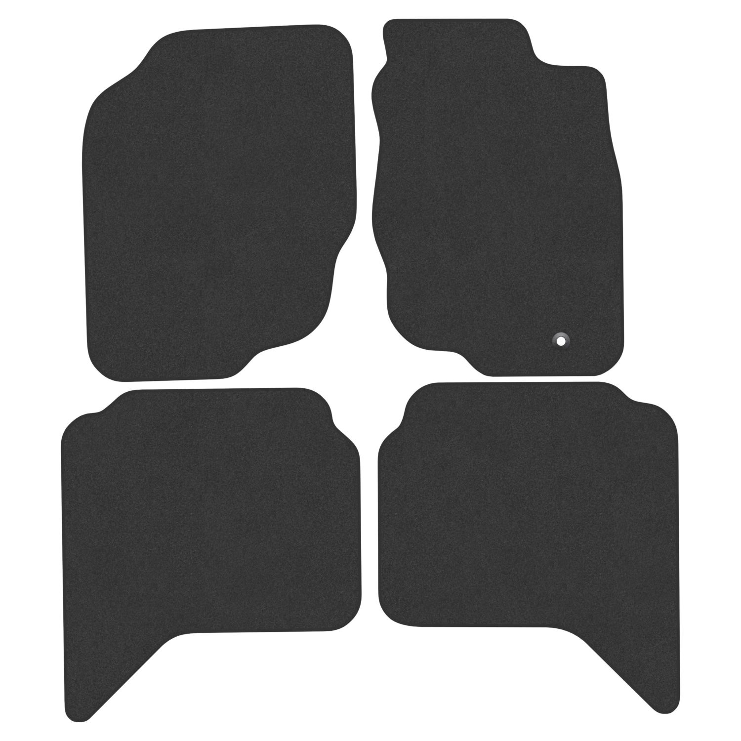 Car Mat Co. Toyota Hilux 2005 - 2011 Carpet & Rubber Car Mats 4 Piece Set (323VV)