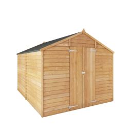 Mercia Value Windowless 7' 6" x 9' 6" (Nominal) Apex Overlap Timber Shed