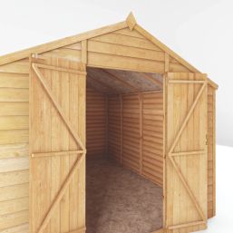 Mercia Value Windowless 7' 6" x 9' 6" (Nominal) Apex Overlap Timber Shed