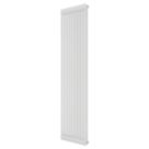 Azur 1800mm x 470mm 4509BTU White Vertical 2 Column Radiator