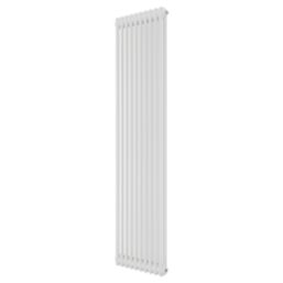Azur 1800mm x 470mm 4509BTU White Vertical 2 Column Radiator