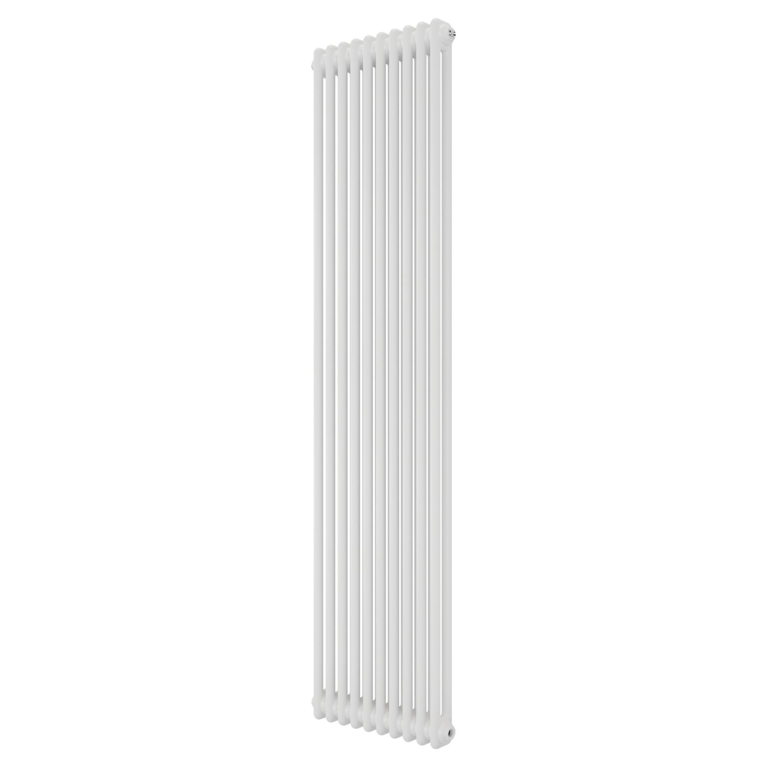 Azur 1800mm x 470mm 4509BTU White Vertical 2 Column Radiator (323YR)