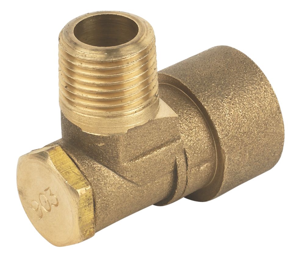 Cookerflex Angled Socket Gas Fitting 1/2" Screwfix