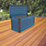 Trimetals B48 600Ltr 4' 6" x 2' 6" (Nominal) Metal Patio Box Blue