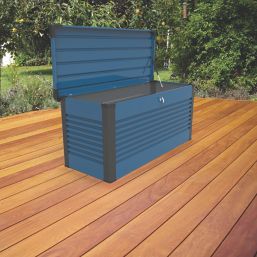 Trimetals B48 600Ltr 4' 6" x 2' 6" (Nominal) Metal Garden Storage Box Blue