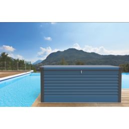 Trimetals B48 600Ltr 4' 6" x 2' 6" (Nominal) Metal Garden Storage Box Blue