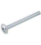 M6 x 30mm Two Part White Connecting Screw