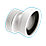 McAlpine  Rigid 20mm Offset WC Pan Connector White 120mm