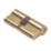 Union 6-Pin Euro Cylinder Lock 45-55 (100mm) Brass