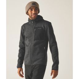 Regatta Hooded Newhill Fleece Ash X Large 48.8" Chest