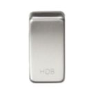 Knightsbridge 'HOB' Switch Cover Brushed Chrome