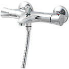 Rize Wall-Mounted Thermostatic Bath/Shower Mixer Chrome