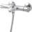 Rize Chrome 75mm Wall Mounted Dual Control Thermostatic Shower Mixer Tap