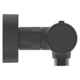 Ideal Standard Alu+ Exposed Single Outlet Thermostatic Silk Black Bar Mixer Shower Valve
