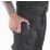 Lee Cooper LCPNT206 Classic Kneepad Trousers Black 34" W 31" L