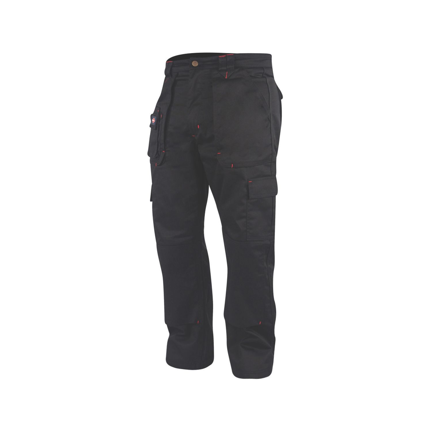 Lee Cooper LCPNT206 Classic Kneepad Trousers Black 34" W 31" L (324KV)