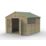 Forest Beckwood 10' x 9' 6" (Nominal) Apex Shiplap Timber Shed with Assembly