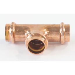 Conex Banninger B Press Gas  Copper Press-Fit Equal Tees 22mm 10 Pack
