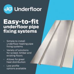 JG Speedfit JGUFHSP400 Overfloor Heat Spreader Plates 1000mm 10 Pack