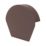 Glidevale Protect Brown Universal Dry Verge Half Round Ridge Caps 2 Pack
