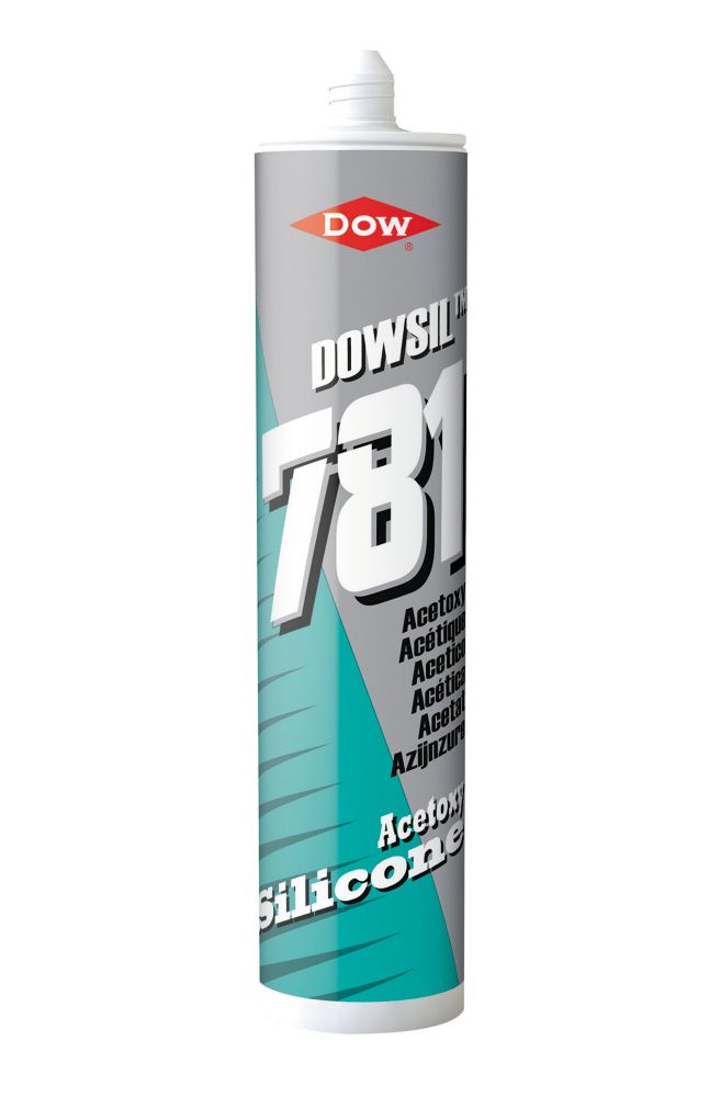 Dow 781 Acetoxy Silicone Sealant Clear 310ml - Screwfix