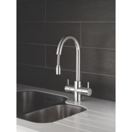 Swirl Fresco  Pull-Out Mono Mixer Kitchen Tap Chrome
