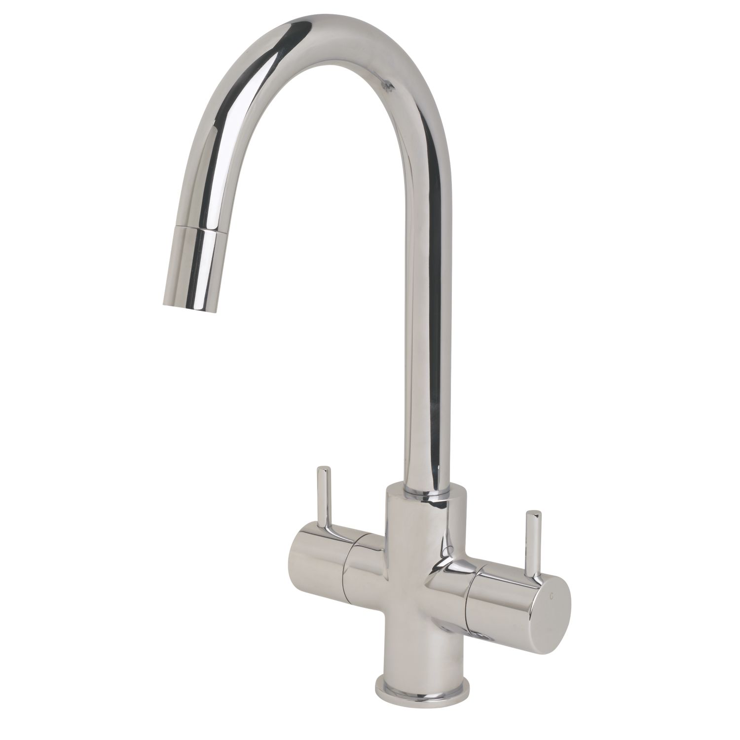 Swirl Fresco Pull-Out Mono Mixer Kitchen Tap Chrome (32589)