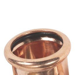 Flomasta  Copper Press-Fit Equal M-Profile Straight Couplers 22mm 10 Pack